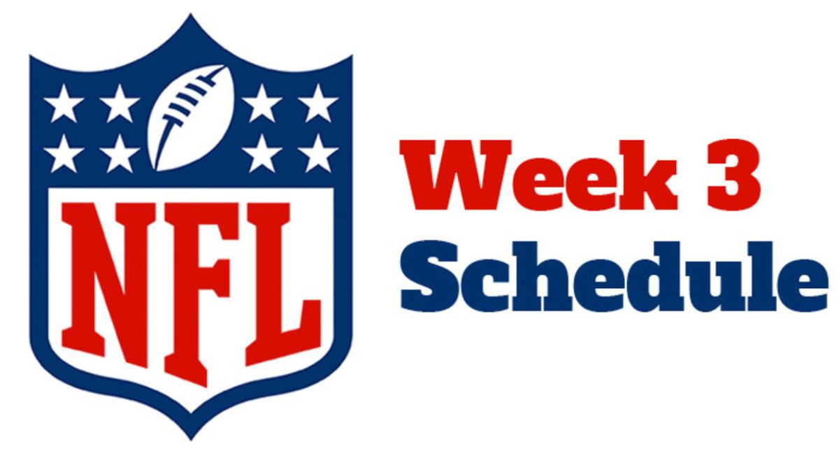 NFL Week 3 Season 2022 Complete Schedule
